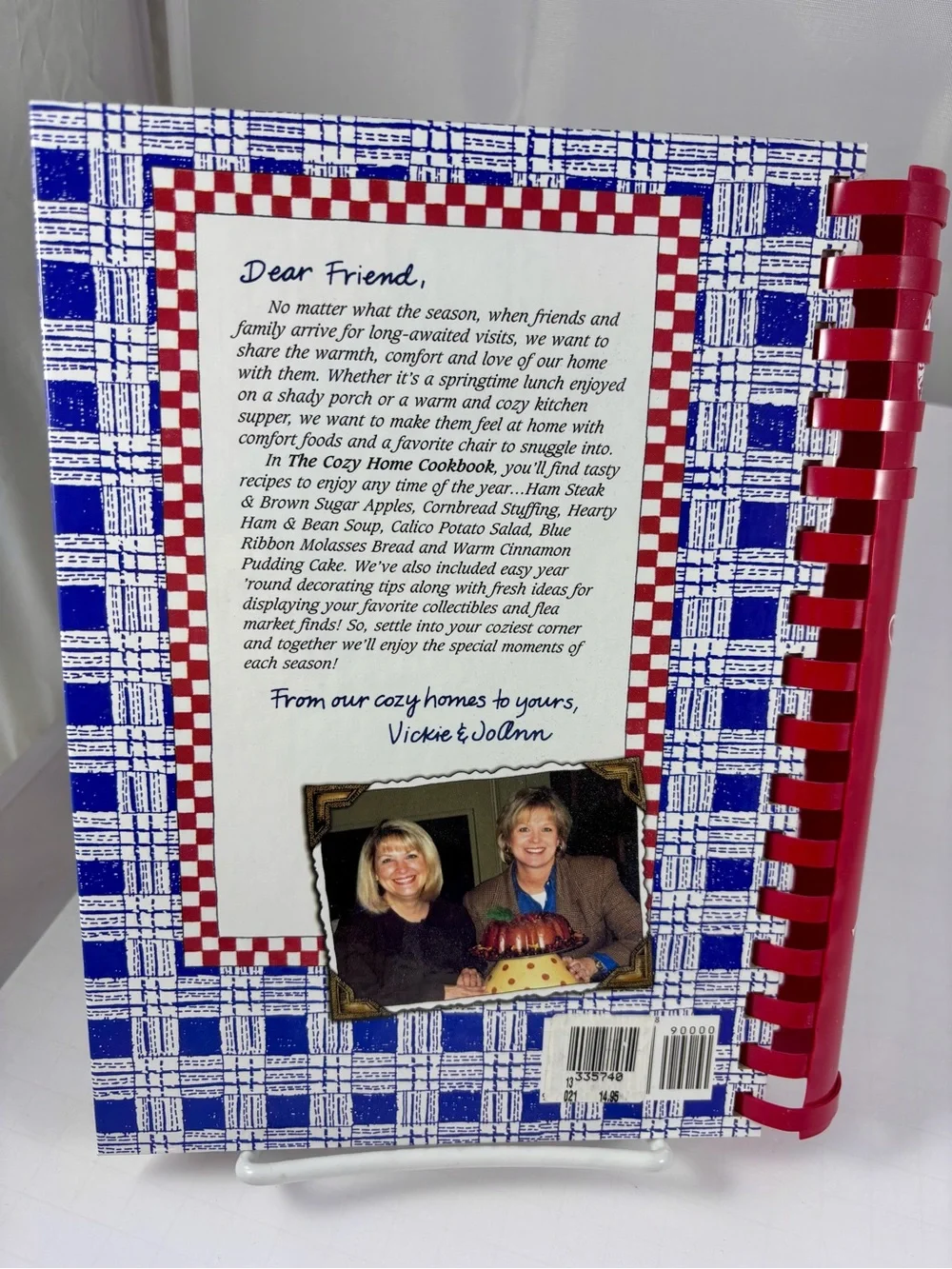 ANGEL PIE PLATE & COOKBOOK  (GOOSE BERRY PATCH)